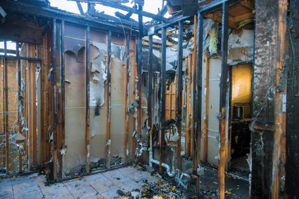Professional Soot Cleanup technician working in Burbank, IL